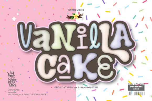Elevating Brand Identity with the Versatile Charm of Vanilla Cake Font