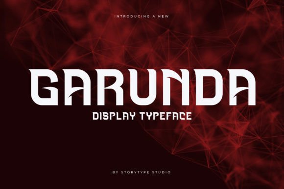 Garunda: The Modern Display Font for Luxury Brands