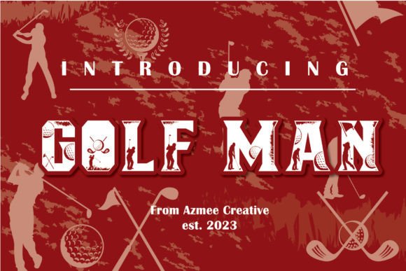 Golf Man: The Playful Font That Hits the Design Sweet Spot