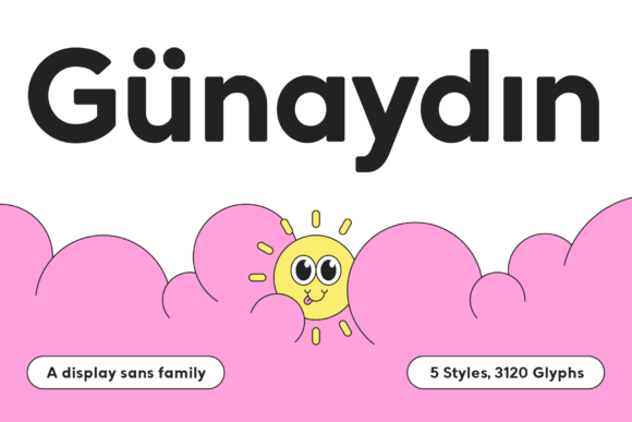 Gunaydin: Bold Typography for Modern Design