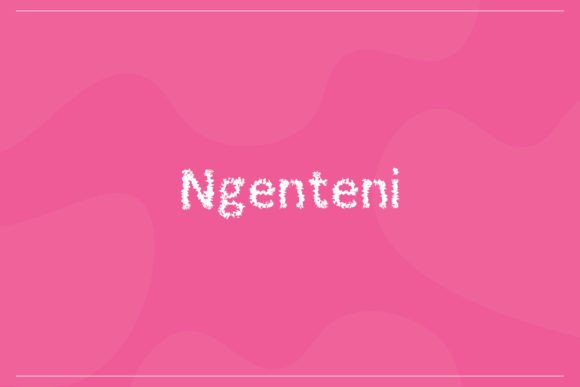 Ngenteni: The Quirky Handwritten Font for Bold Designs