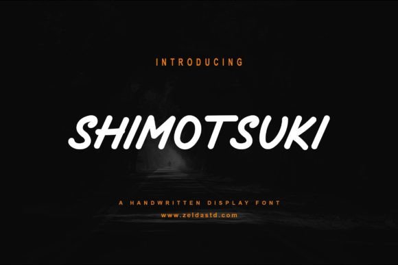 Shimotsuki: Authentic Handwritten Display Font