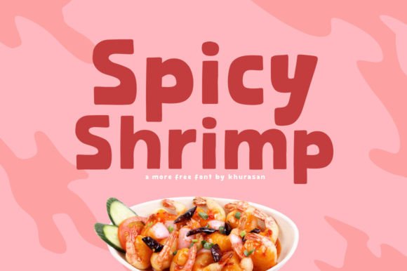 Spicy Shrimp: A Playful Font for Bold Designs