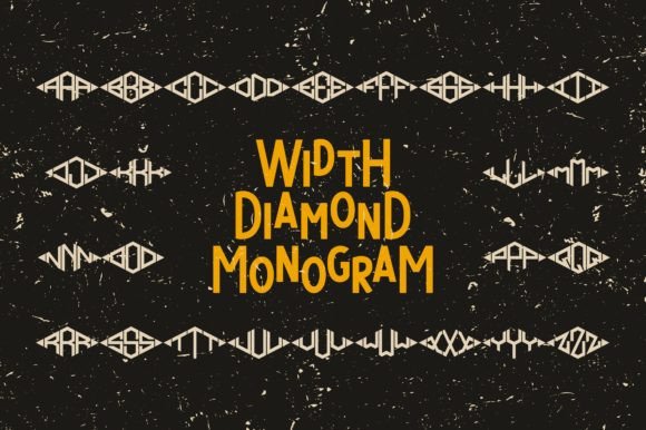 Strategic Branding with Width Diamond Monogram: A Guide to Intentional Typography