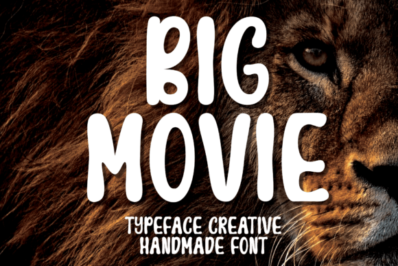 Unlock Creative Potential with Big Movie: The Handwritten Display Font for Every Project
