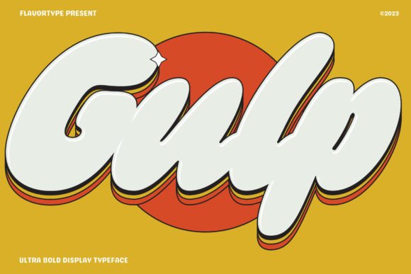 Why Gulp is the Chunky Display Font Your Next Project Needs